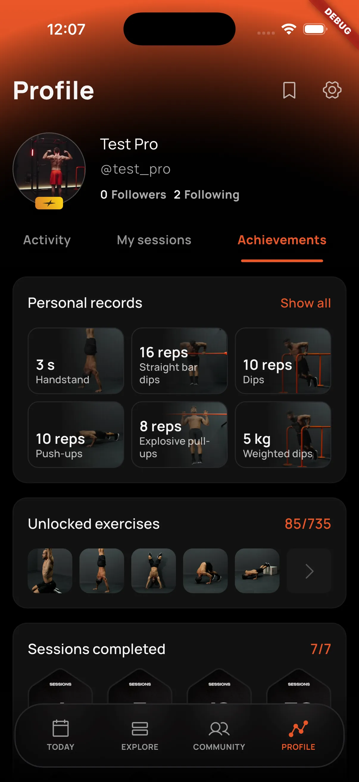Achievements