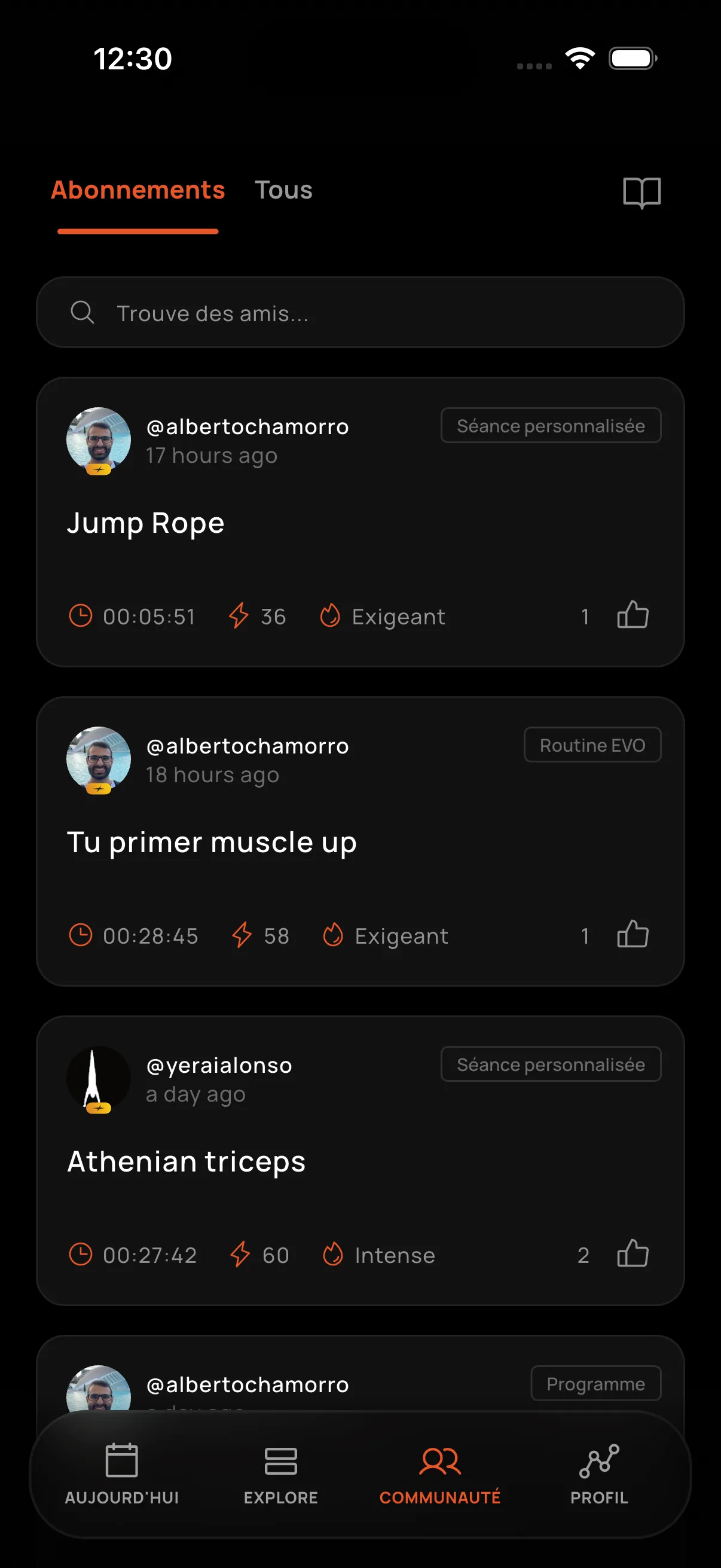 Abonnements