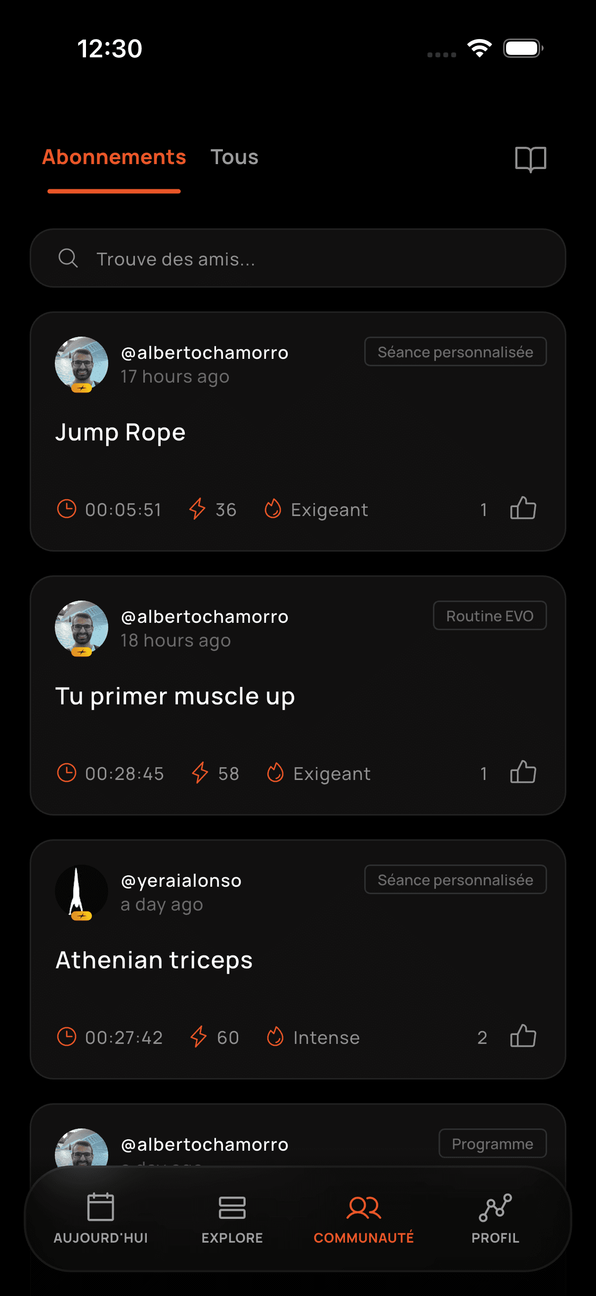 Abonnements