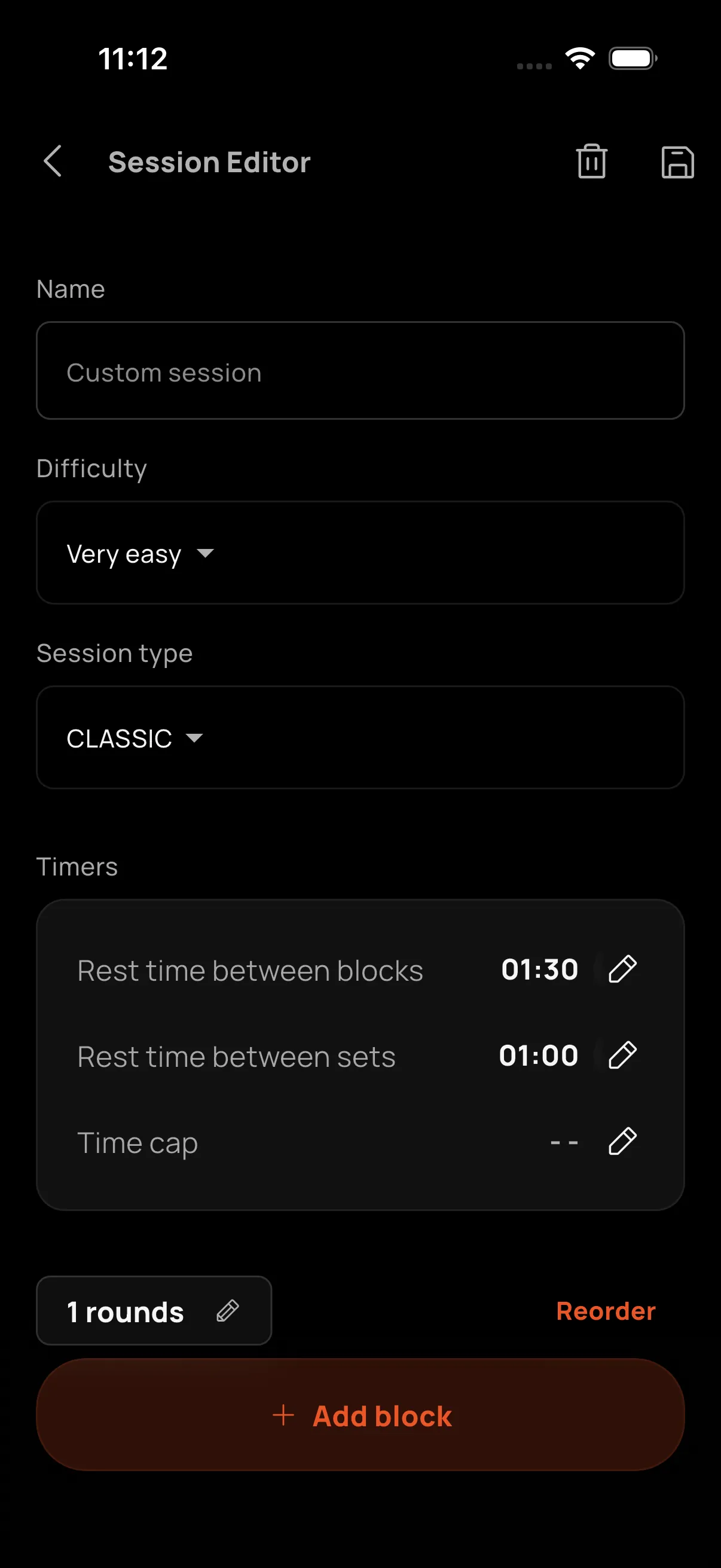 Session Creator