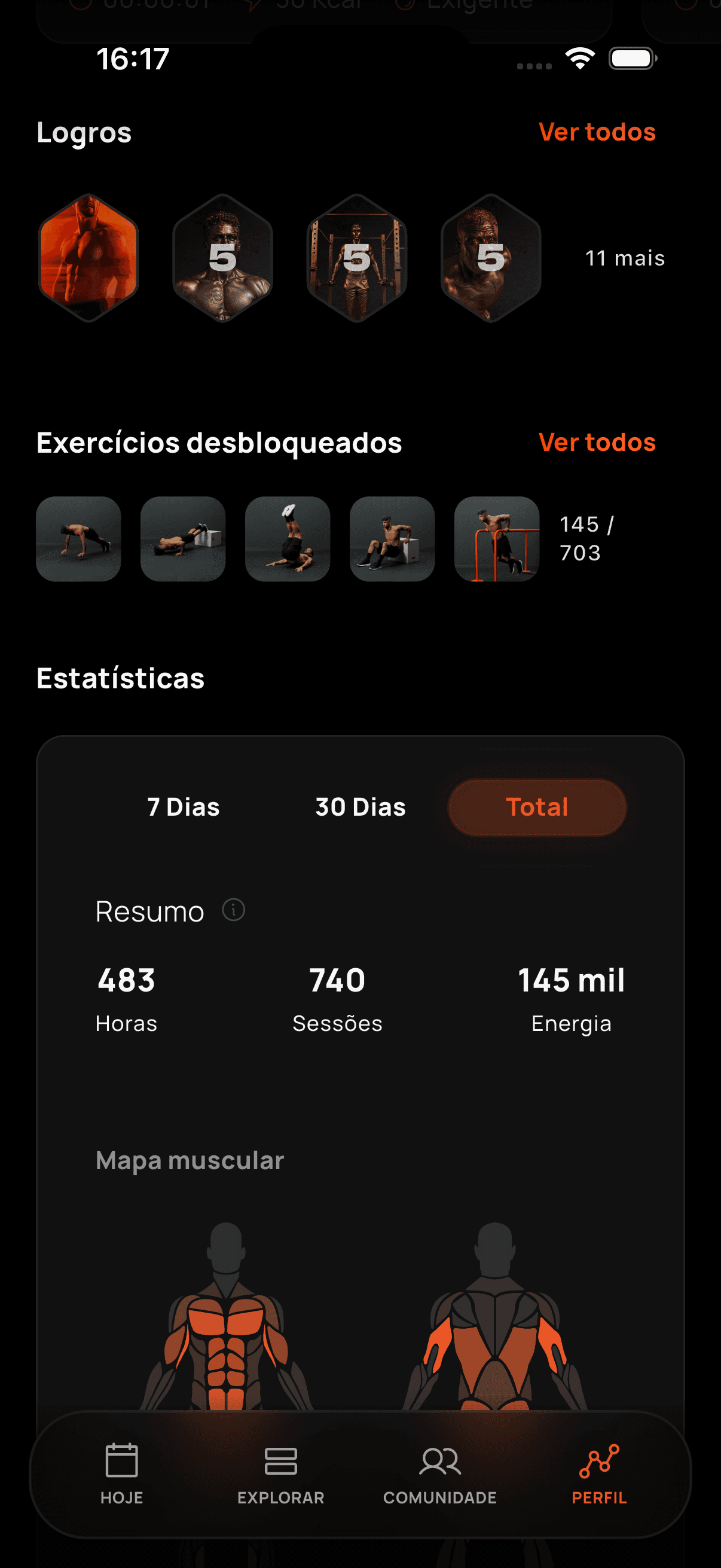 Histórico e progresso