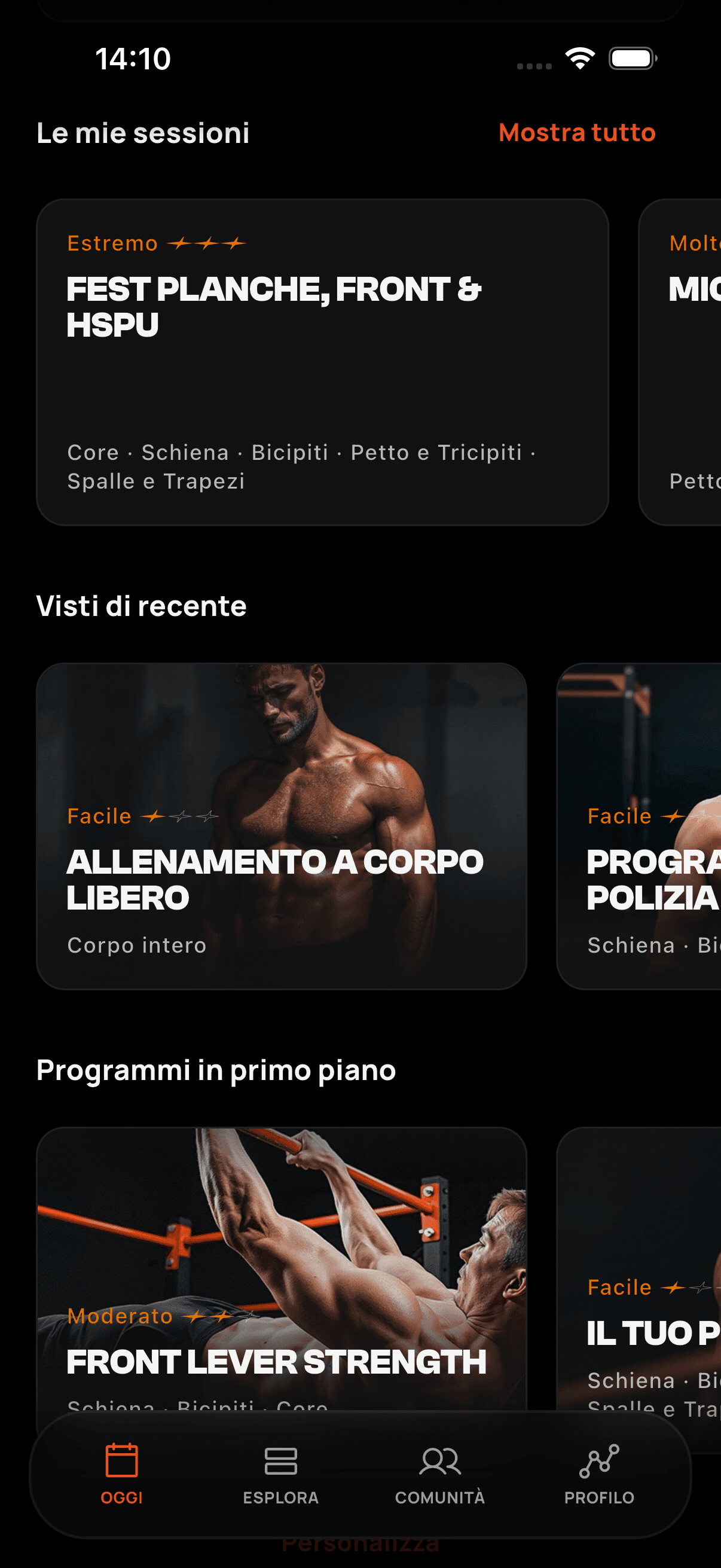 Contenuti consigliati e recenti